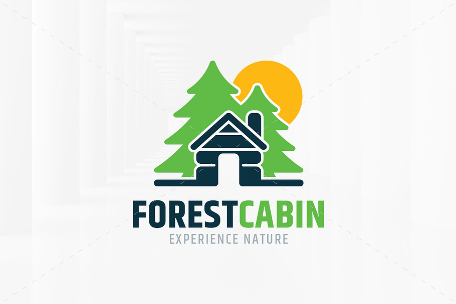 Forest Cabin Logo Template in Logo Templates - product preview 8
