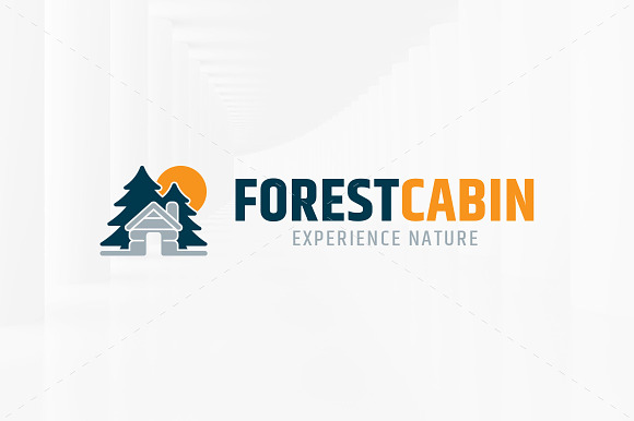 Forest Cabin Logo Template in Logo Templates - product preview 3