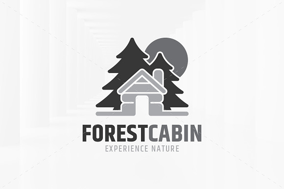 Forest Cabin Logo Template in Logo Templates - product preview 4