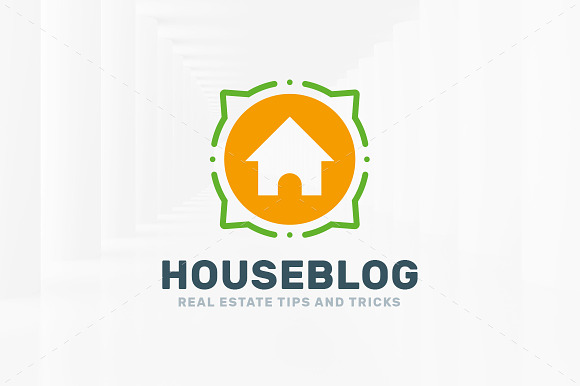 House Blog Logo Template in Logo Templates - product preview 2