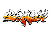 Summer Graffiti Vector Lettering