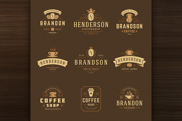 36 Coffee Logos and Badges in Logo Templates - product preview 3