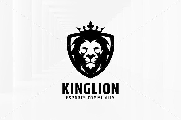 King Lion Logo Template in Logo Templates - product preview 5