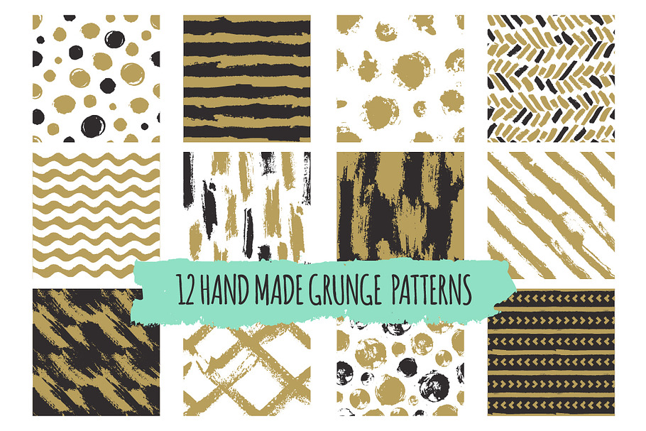 Hand drawn seamless patterns vol.1 in Patterns - product preview 8