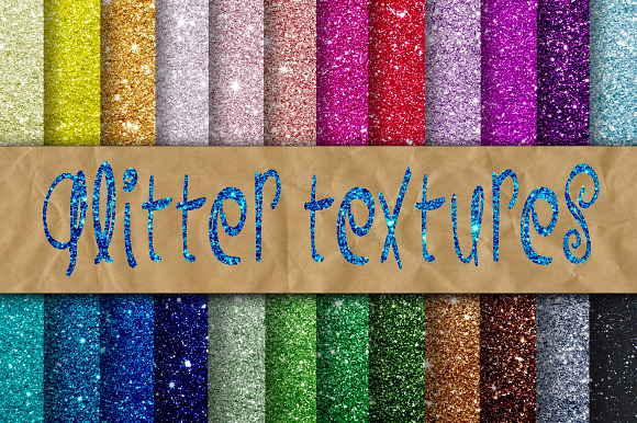Glitter Digital Textures Bundle in Textures - product preview 1