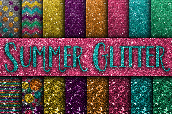 Glitter Digital Textures Bundle in Textures - product preview 7