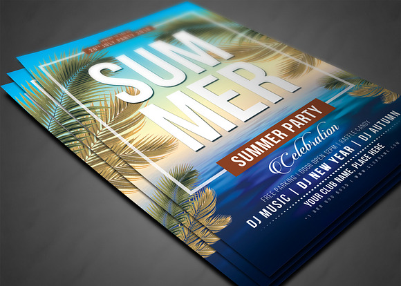 Summer Flyer in Flyer Templates - product preview 2