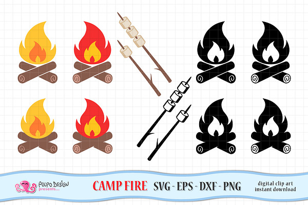 Free Free 215 Camping Fire Svg SVG PNG EPS DXF File
