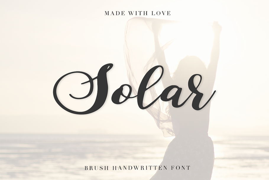 Solar in Script Fonts - product preview 8