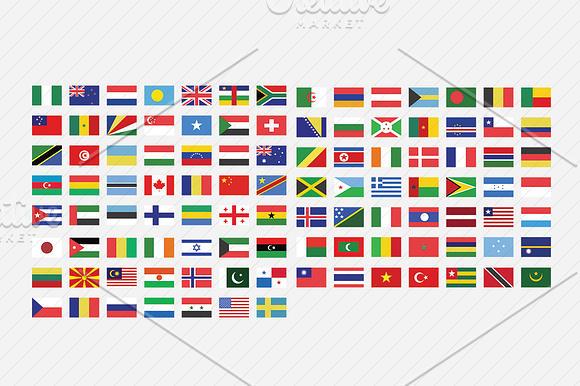 315 World Flags Set in Flag Icons - product preview 2