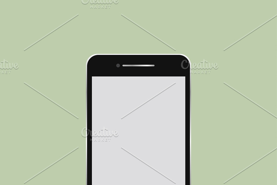 Vector of 3D smart phone icon