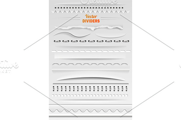 Border vector divider line and bordering frame for decoration illustration set of bordered element or borderline for decorative ornament isolated on background