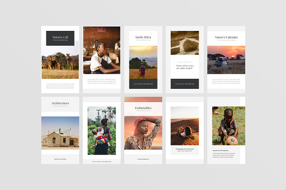 Africa Instagram Stories in Instagram Templates - product preview 7