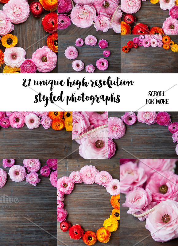 Floral Styled Photo Bundle II in Graphics - product preview 4