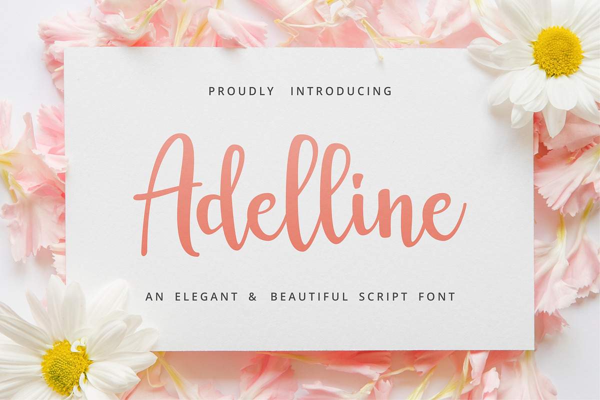 Adelline | beautiful elegant font in Elegant Fonts - product preview 8