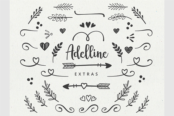 Adelline | beautiful elegant font in Elegant Fonts - product preview 3
