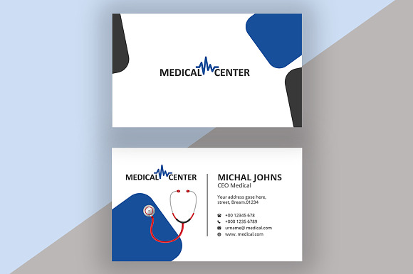 Medical Business Card in Business Card Templates - product preview 1