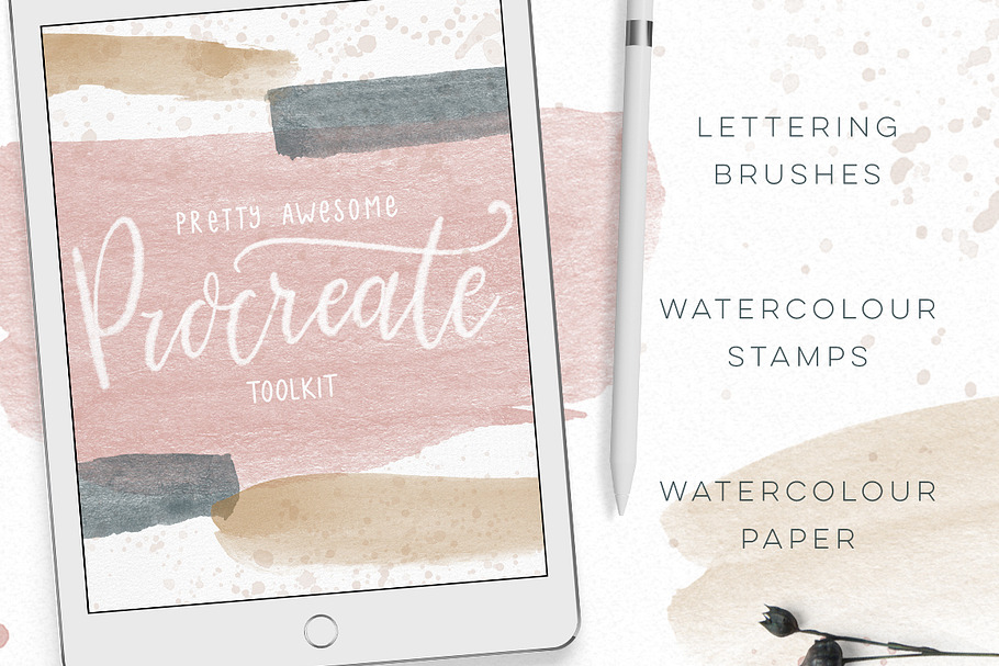 Procreate Brushes Watercolor Kit in Add-Ons - product preview 8