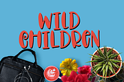 Wild Children - Hand Lettered Font