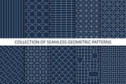 Simple seamless geometric patterns