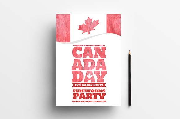 Canada Day Flyer / Poster Templates in Flyer Templates - product preview 1
