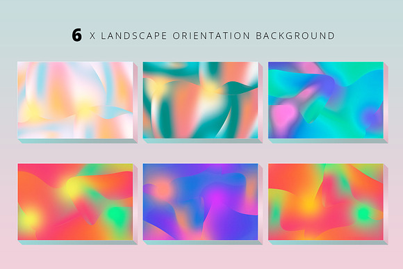 Holographic backgrounds and shapes in Textures - product preview 1