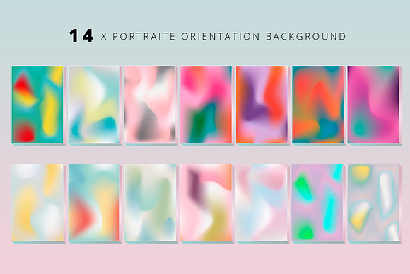 Holographic backgrounds and shapes in Textures - product preview 2
