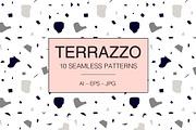 TERRAZZO 10 seamless patterns