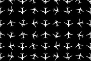 Planes Motif Seamless Pattern