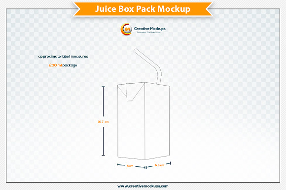 Milk Box Package Mockup in Product Mockups - product preview 5