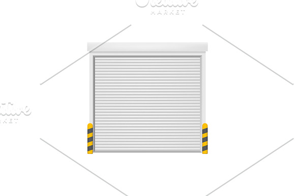  Roller Warehouse Shutter Doors in Illustrations - product preview 1