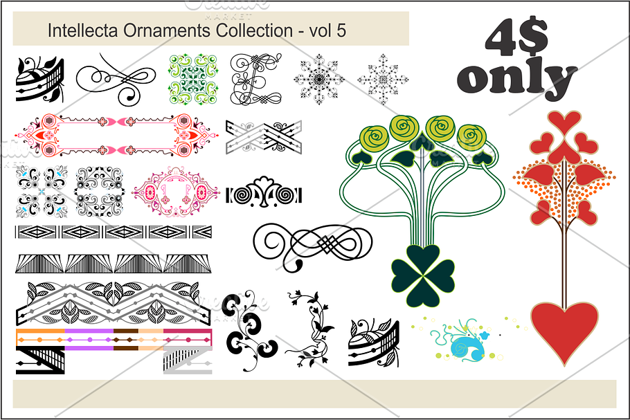 Intellecta Ornaments Collection 5