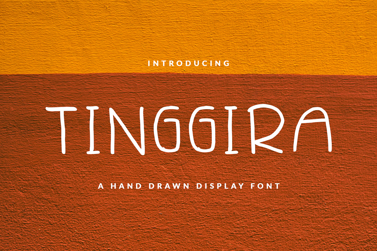 TINGGIIRA FONT BOOK & CHILDISH in Display Fonts - product preview 8