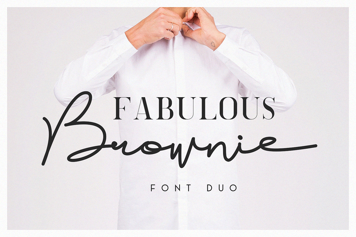 Brownie Font Duo in Script Fonts - product preview 8