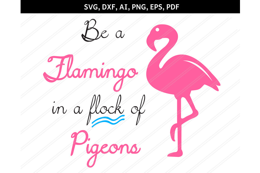 Flamingo svg,dxf,eps,pdf,png,ai