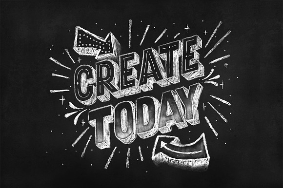 Chalk Dust - Procreate Lettering Kit in Add-Ons - product preview 10