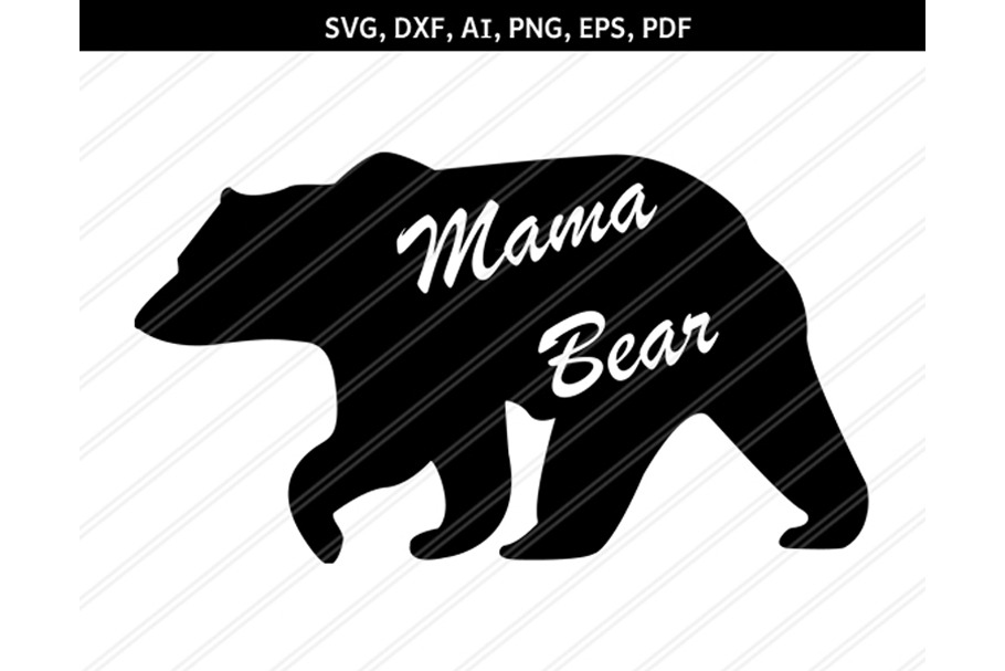 Bear family svg,dxf,eps,ai,png,pdf | Creative Daddy