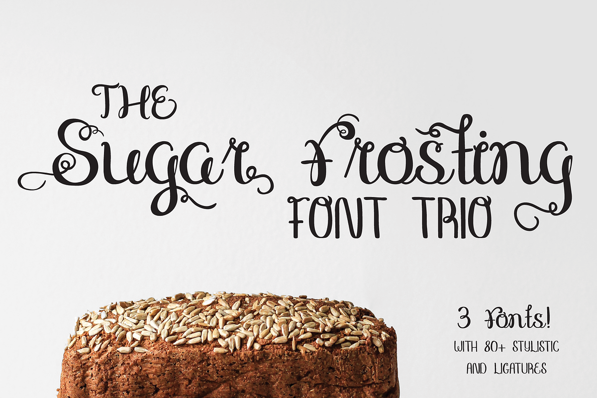 Sugar Frosting Font Trio in Script Fonts - product preview 8