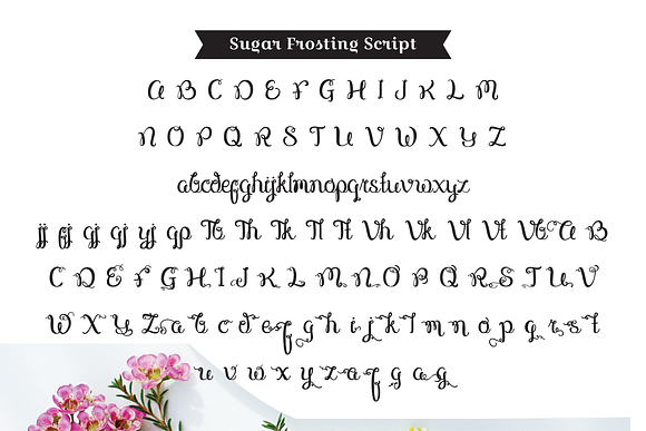 Sugar Frosting Font Trio in Script Fonts - product preview 3