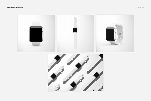 Apple Watch Band Mockup Set in Product Mockups - product preview 2