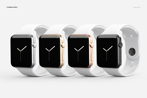 Apple Watch Band Mockup Set in Product Mockups - product preview 4