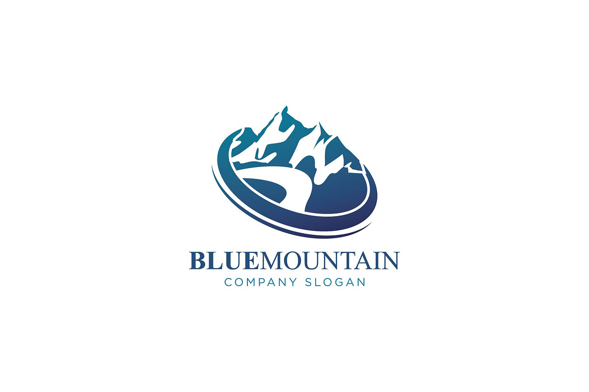 Blue Mountain Logo in Logo Templates - product preview 8