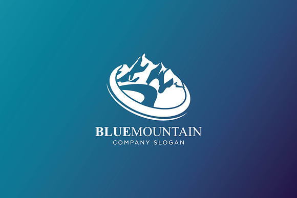 Blue Mountain Logo in Logo Templates - product preview 1