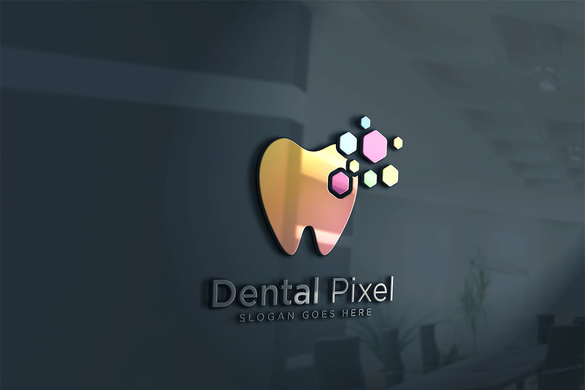 Dental Pixel Tech Logo in Logo Templates - product preview 8