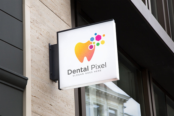 Dental Pixel Tech Logo in Logo Templates - product preview 3