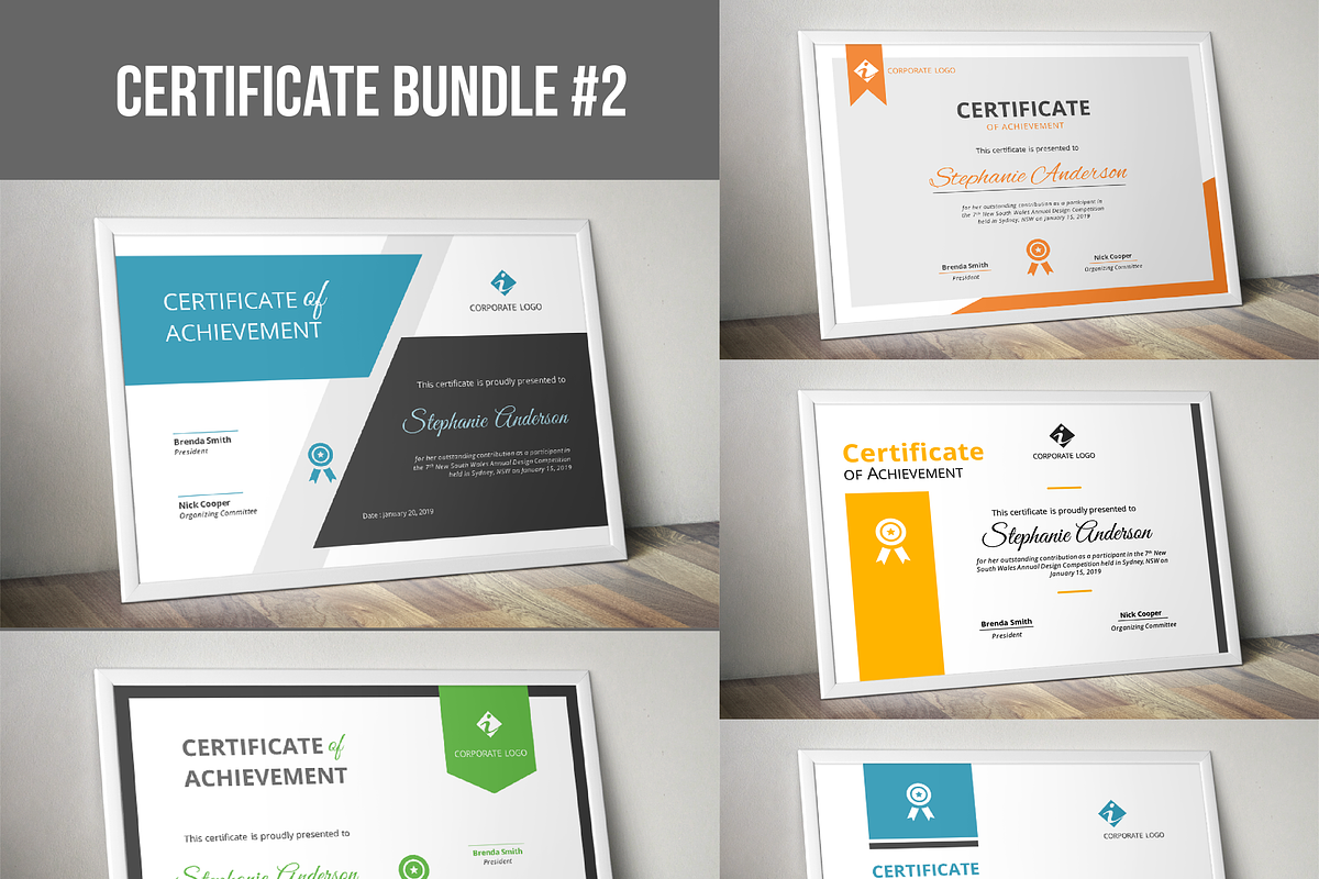 Certificate Bundle in Stationery Templates - product preview 8