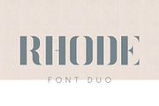 Rhode Font Duo