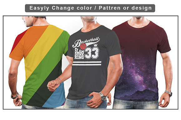 Mens Tshirt Mockup Vol-2 in Product Mockups - product preview 3