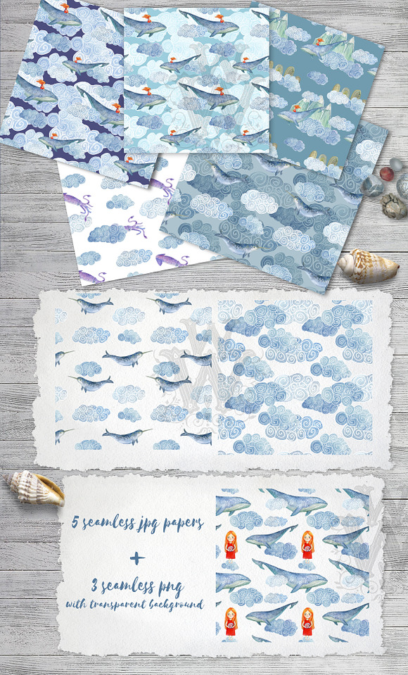 Sea story pack in Illustrations - product preview 2