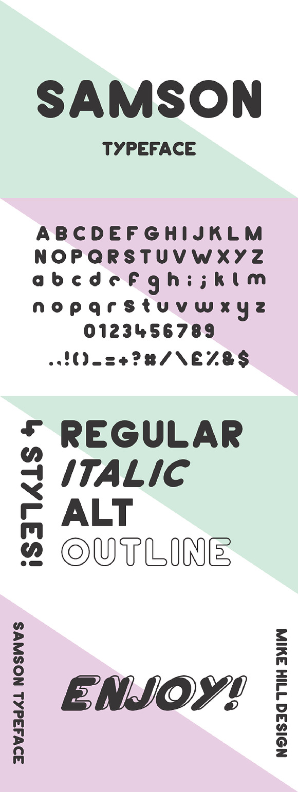 Typeface bundle | 56 Font Styles in Sans-Serif Fonts - product preview 16